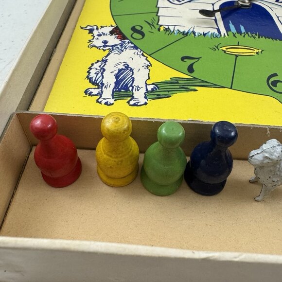 RARE SELCHOW & RIGHTER  MR. DOODLE'S DOG Board Game #59 Complete 1935 - Picture 9 of 16